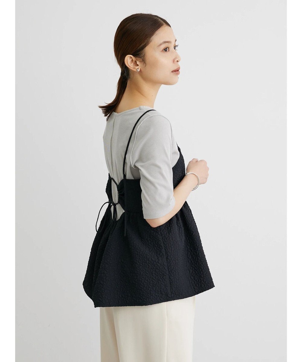 Green Parks ・ＥＬＥＮＣＡＲＥ　ＤＵＥ　フクレジャカードキャミソール 