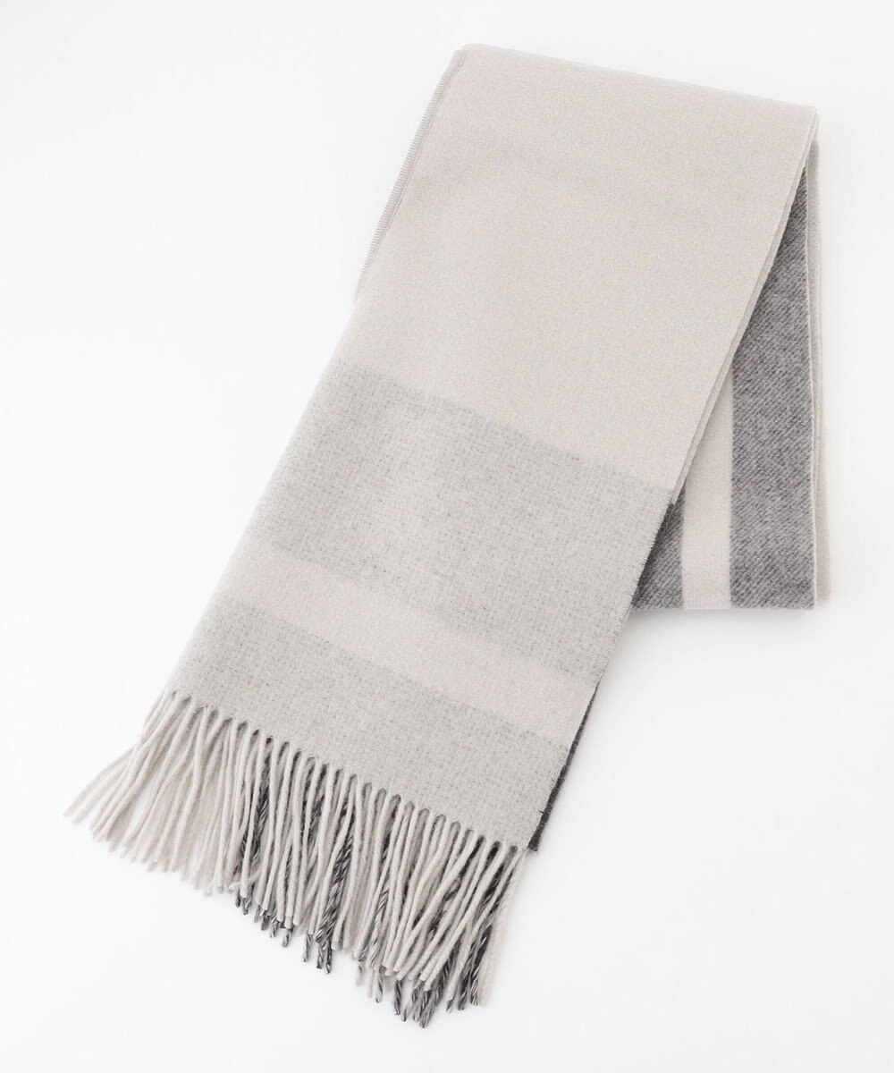 ICB 【リバーシブル可】アイレット 大判ストール 