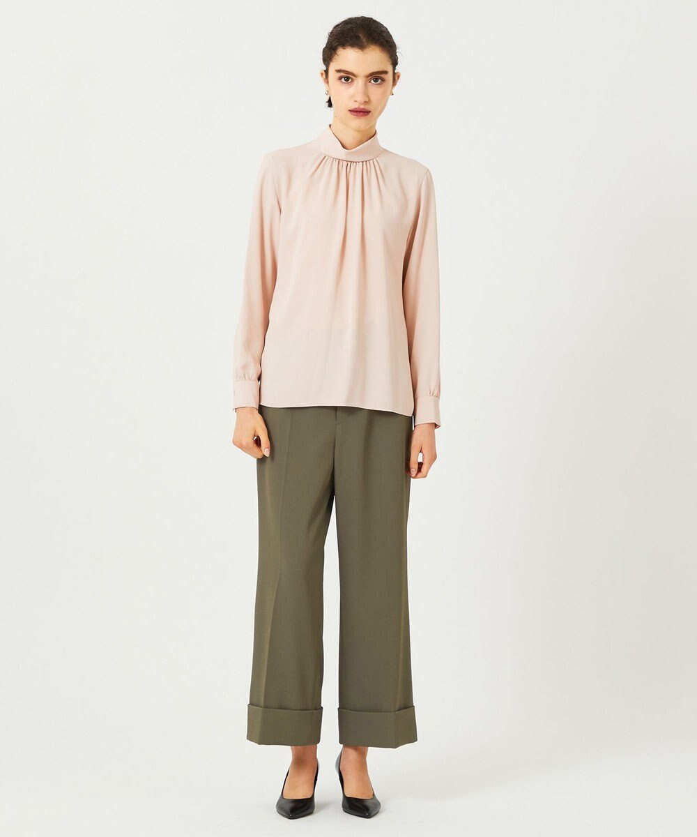 BEIGE， EVA / ハイネックロングスリーブブラウス 