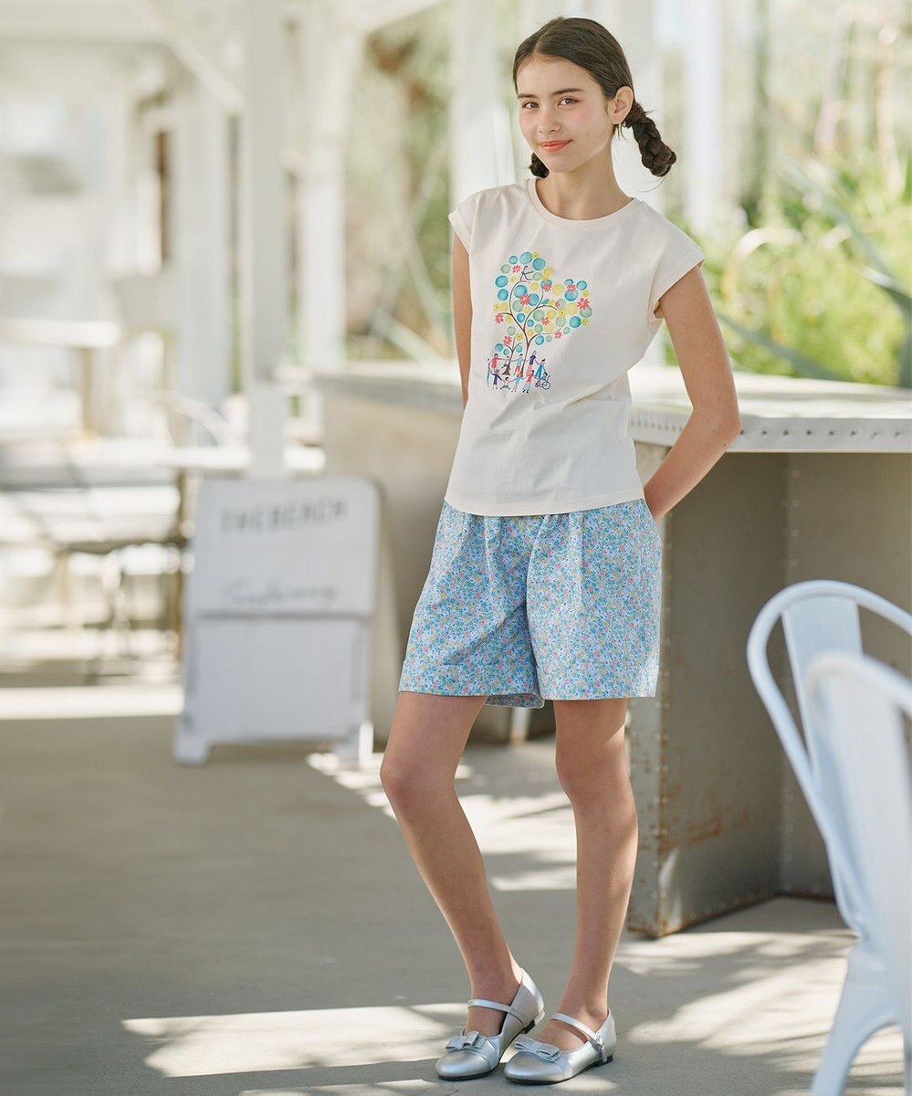 組曲 KIDS 【150-160㎝】サマーガーデン ショートパンツ 
