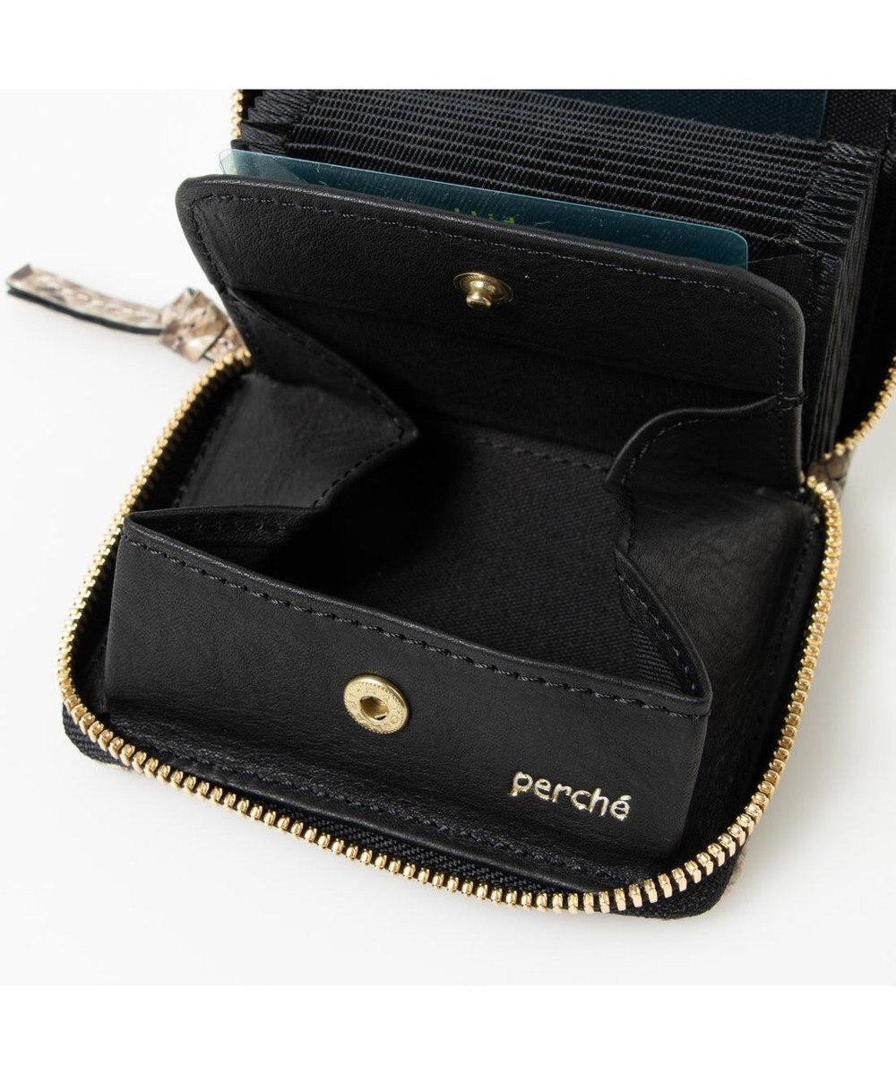 UNBILLION ペルケ perche / ダイヤモンドパイソン・ジャバラカートウォレット 