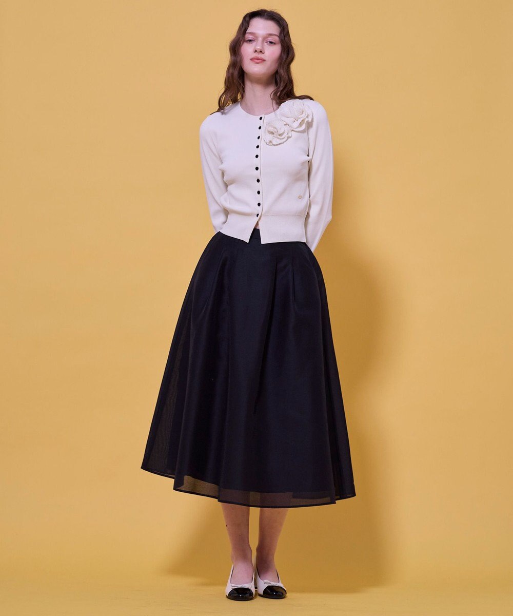 TOCCA GLOW CORSAGE KNIT ニットカーディガン 