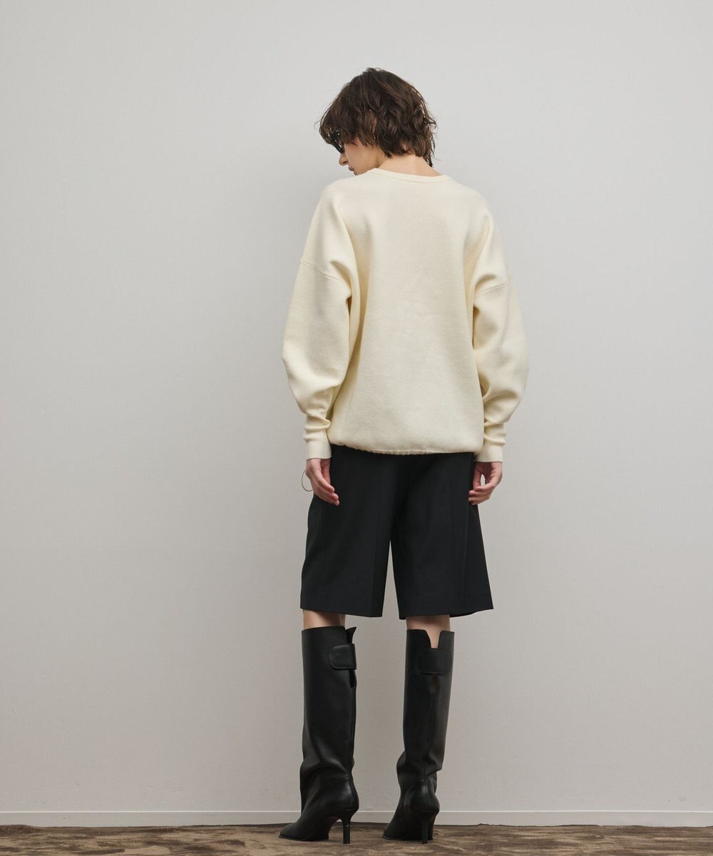 GRACE CONTINENTAL スウェットライクニットトップ 