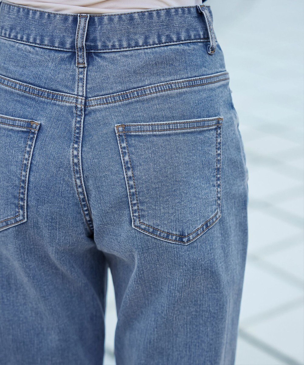 Tiaclasse 【安田美沙子さん着用・洗える】ストレッチストレートデニム 