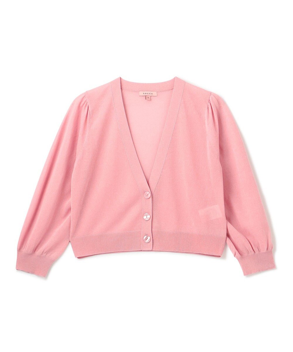 TOCCA 【洗える！】SHEER KNIT カーディガン 