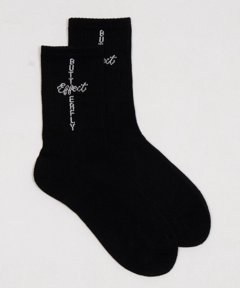 WEGO クロスロゴデザインソックス 