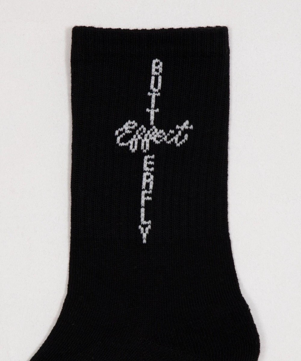 WEGO クロスロゴデザインソックス 