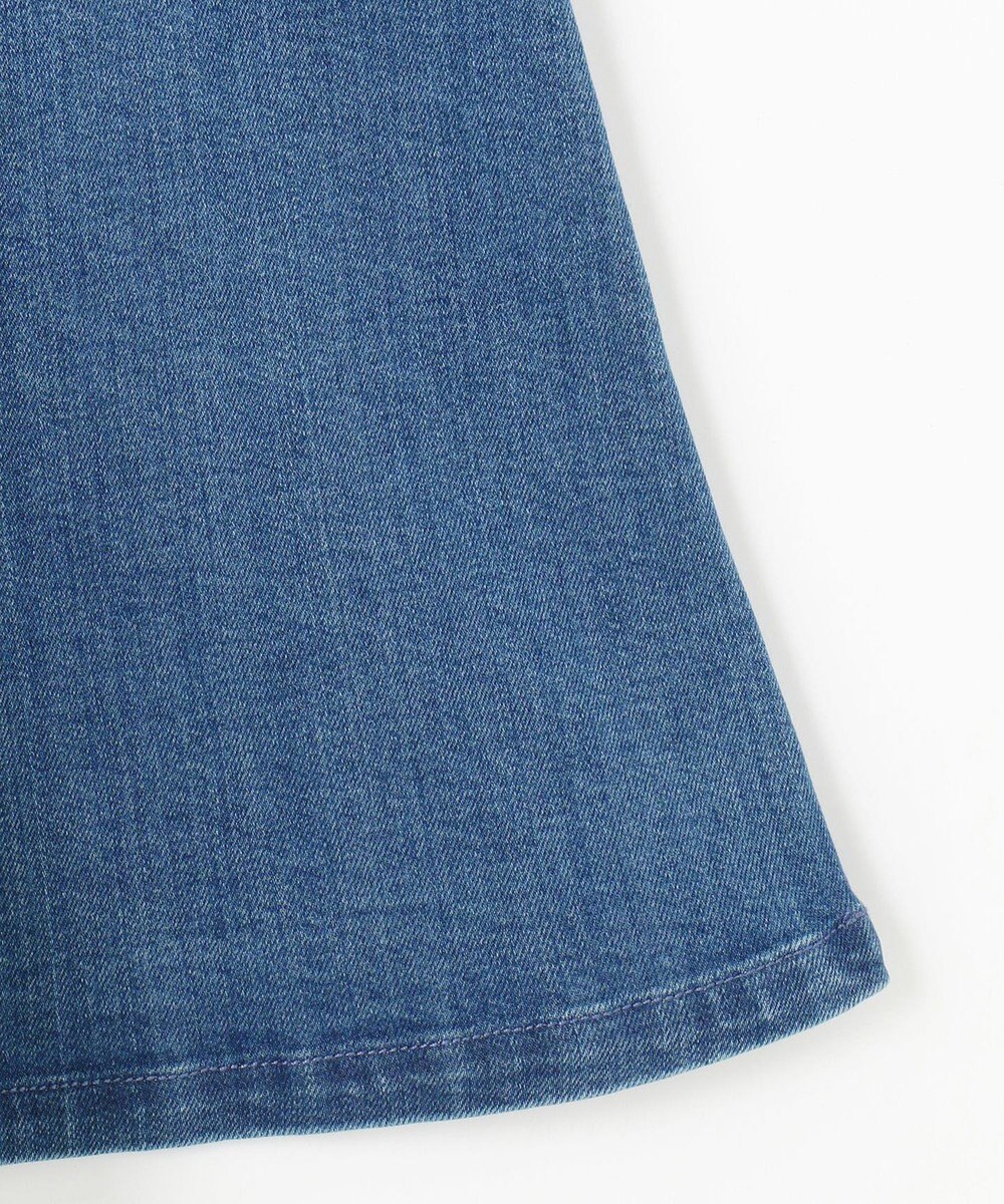 組曲 ライトデニム フレアスカート 