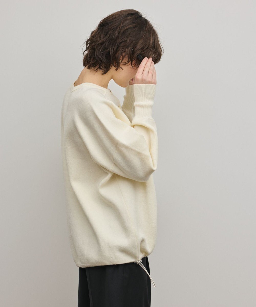 GRACE CONTINENTAL スウェットライクニットトップ 