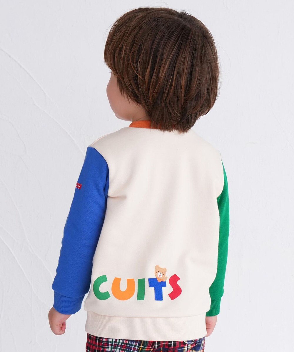 MIKI HOUSE HOT BISCUITS 【80-120cm】 立体ロゴ×キャラクタートレーナー 