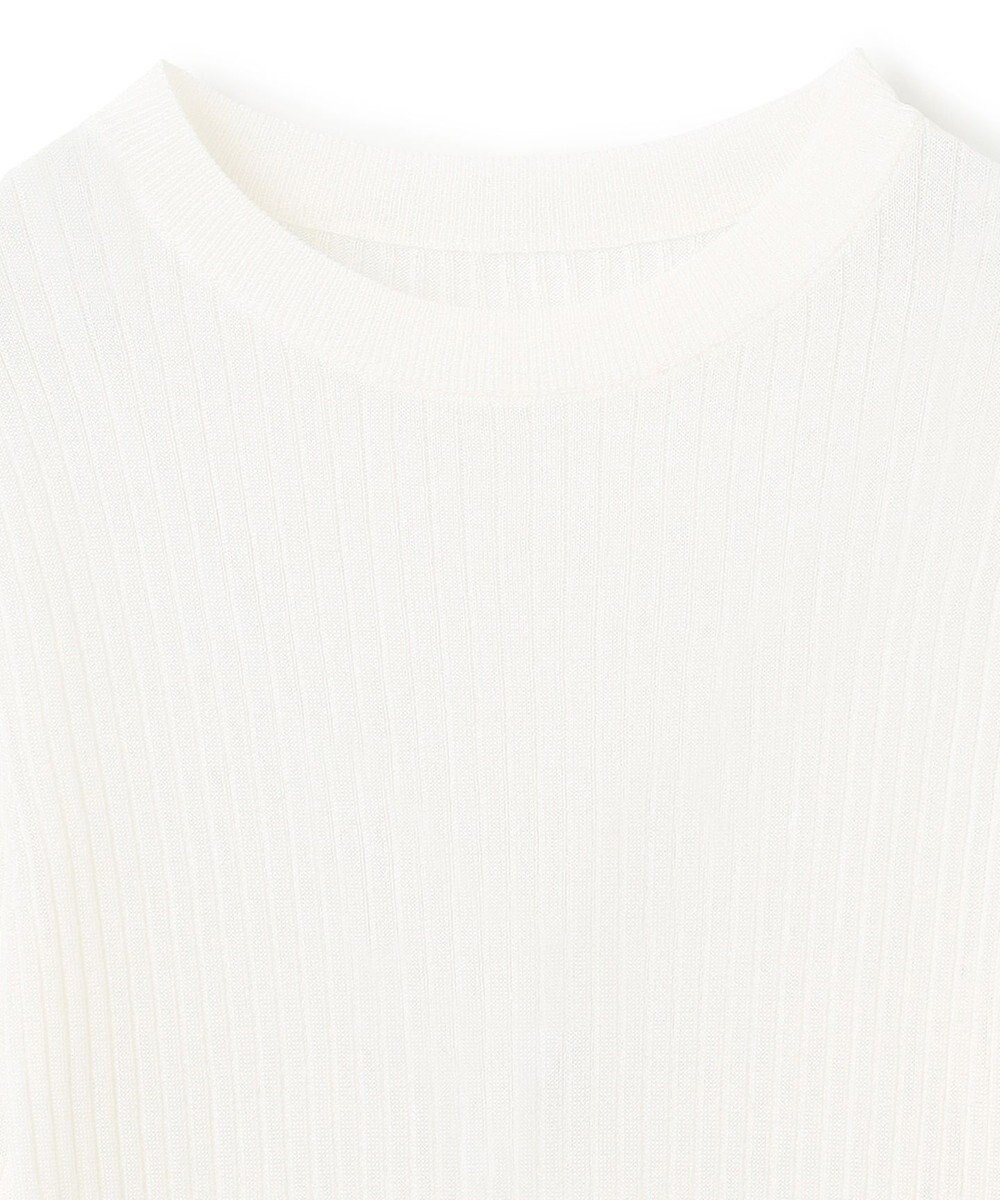 uncrave ラスターシアーニット ワイドリブトップス 