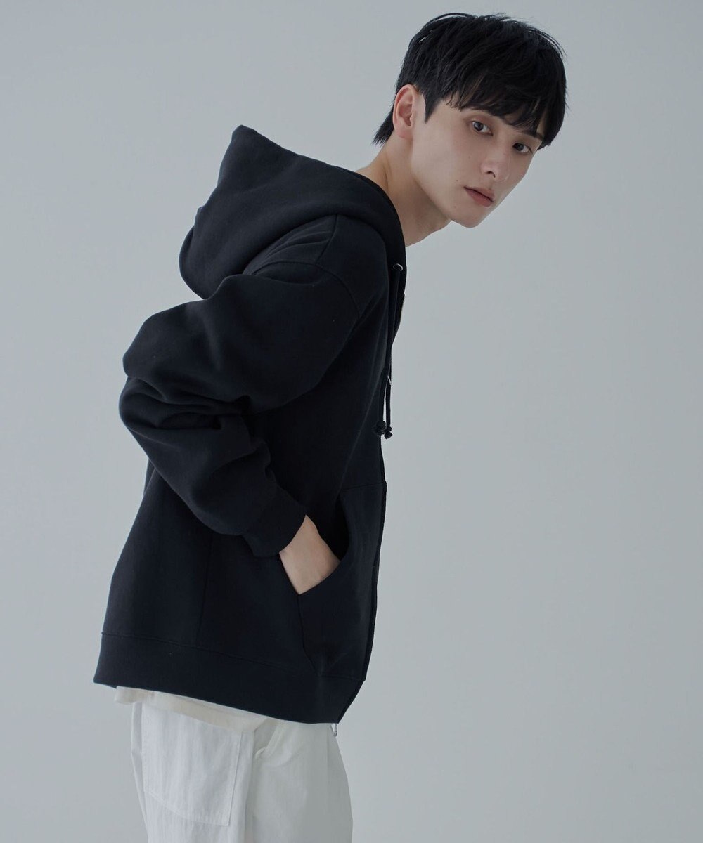 WEGO 【ユニセックス着用ITEM/SMLサイズ展開】リラックスフィットダブルZIPパーカー 