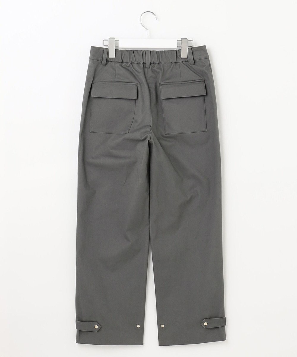 J.PRESS LADIES 【洗える】サテンストレッチプレミアムピーチ ベイカー パンツ 