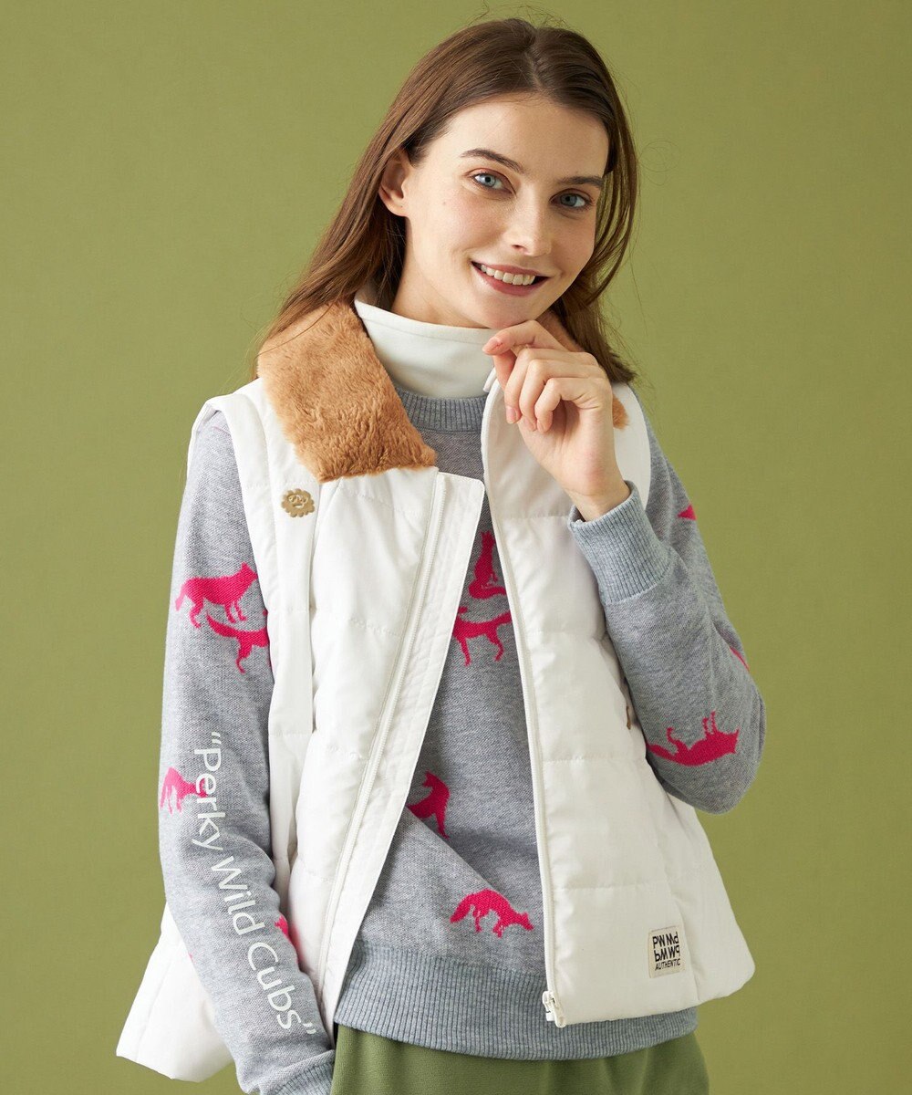 PW CIRCULUS 【ベスト / ブルゾン / 襟も外せる / WOMEN】3WAYデタッチャブルブルゾン 