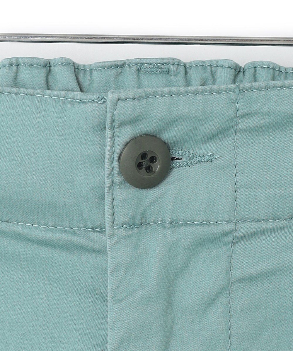 J.PRESS YORK STREET 【UNISEX】サテンストレッチ イージーカーゴパンツ 