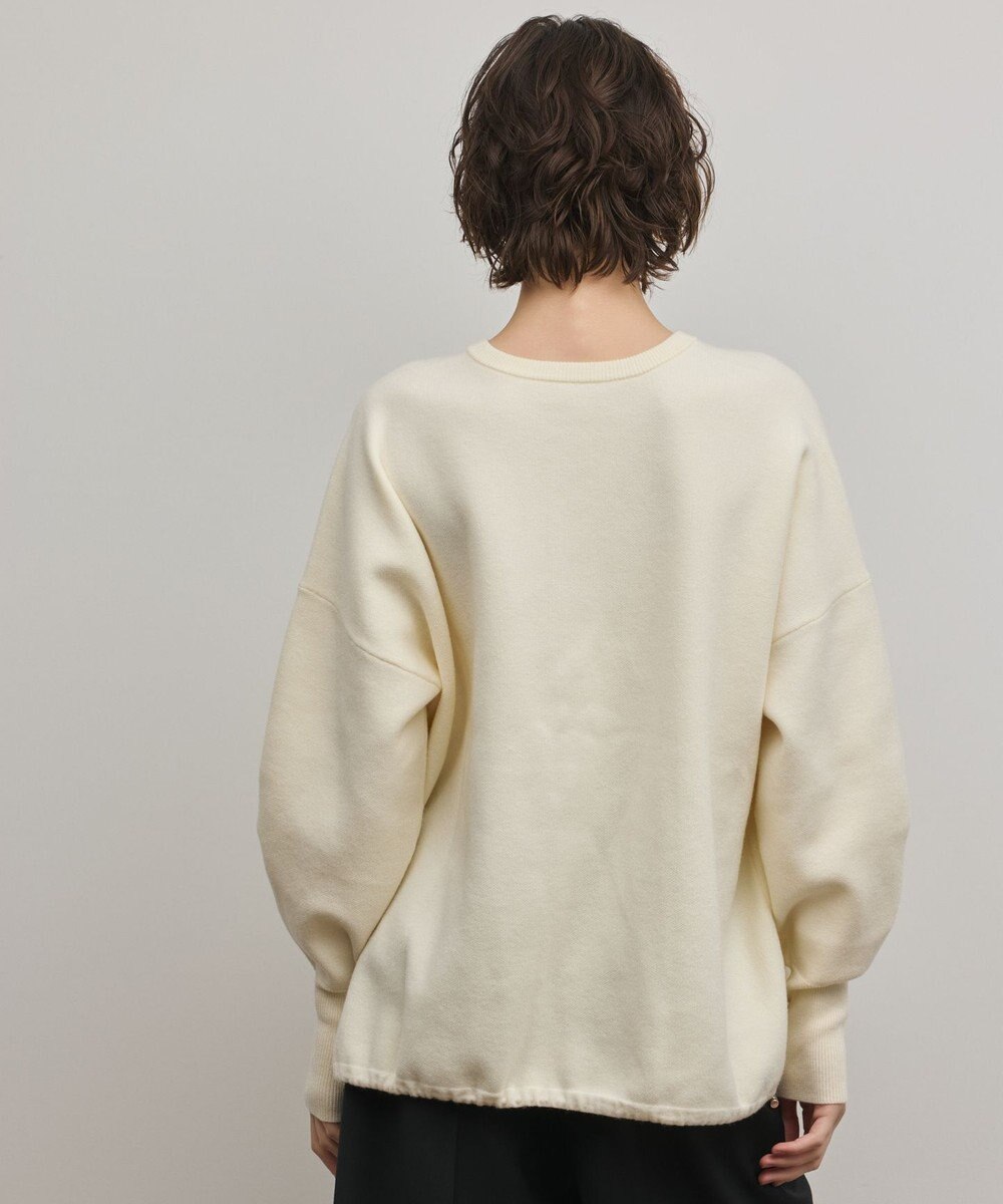 GRACE CONTINENTAL スウェットライクニットトップ 