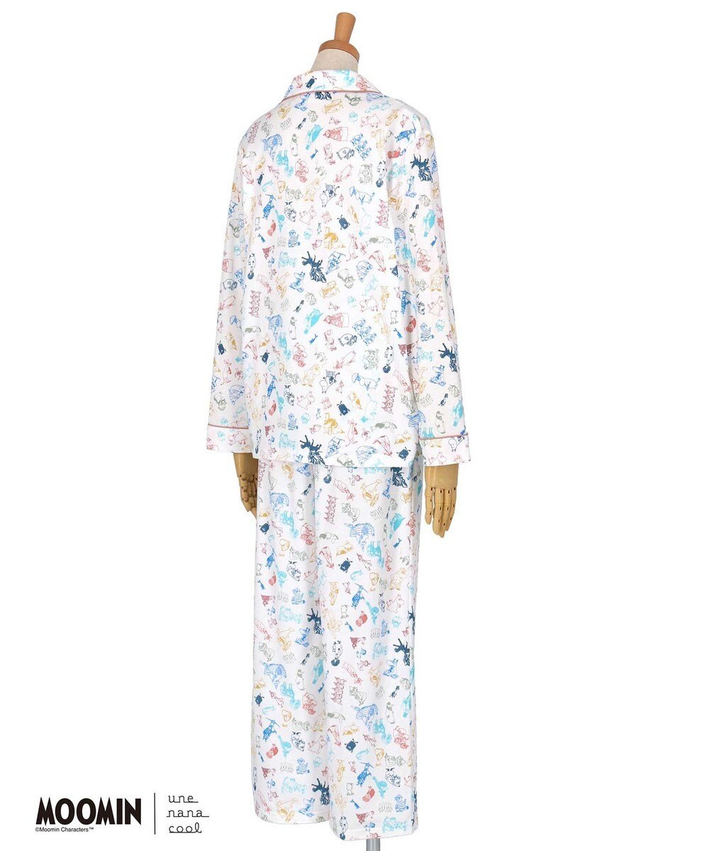une nana cool 【ムーミン】【綿100%】 MOOMIN * une nana cool  開襟パジャマ 