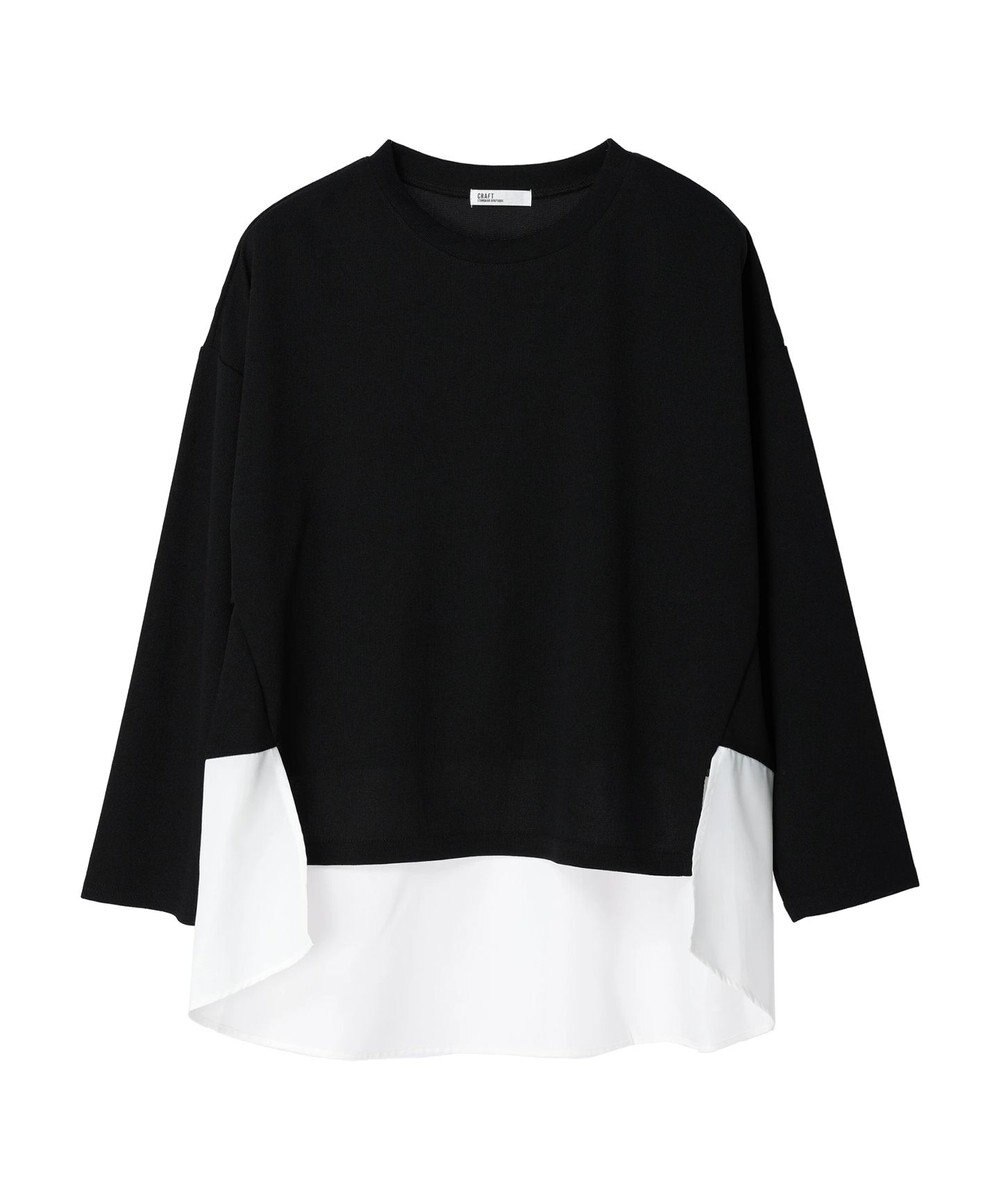 CRAFT STANDARD BOUTIQUE 布帛切替デザインプルオーバー 