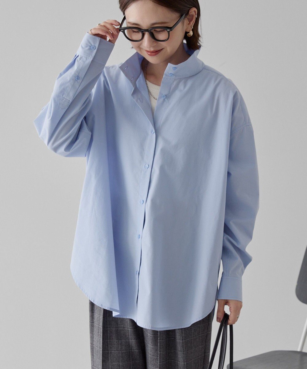 AMERICAN HOLIC イージーケアハイネックシャツ 