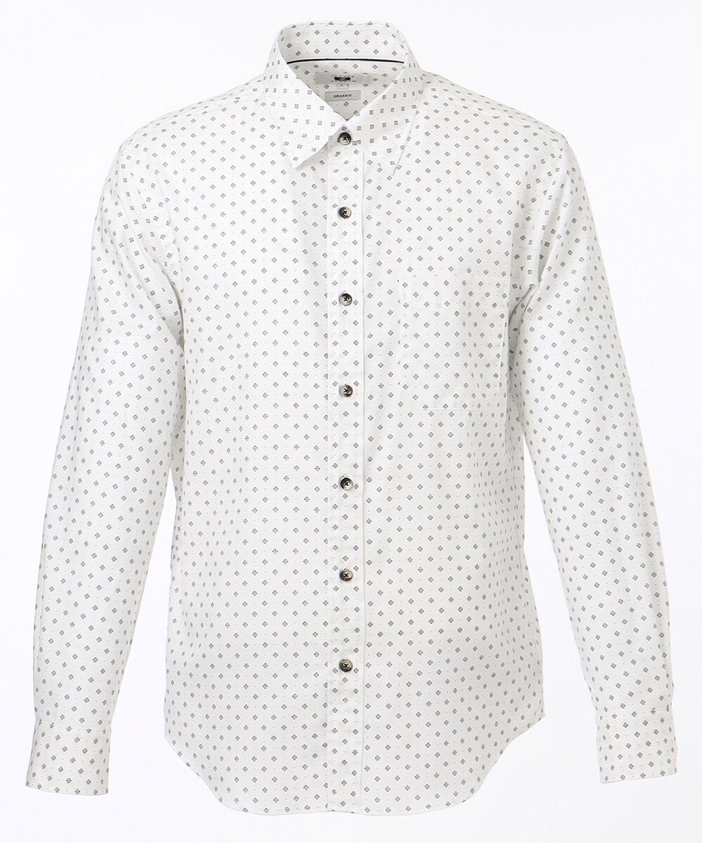 JOSEPH ABBOUD 【キングサイズ】JCヘリンボーンプリント　シャツ 