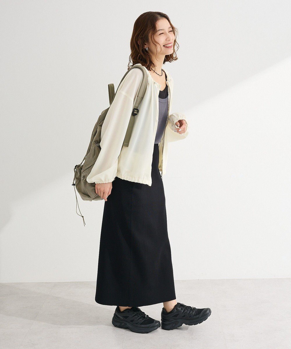 Green Parks ドロストネックシアーブルゾン 