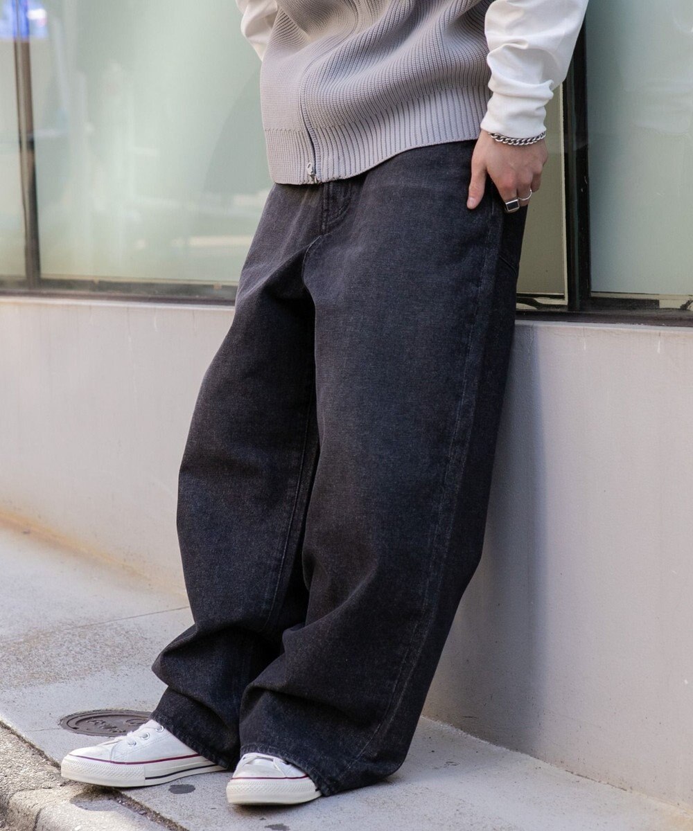 WEGO 【ユニセックス着用ITEM/】スーパーバギージーンズ 