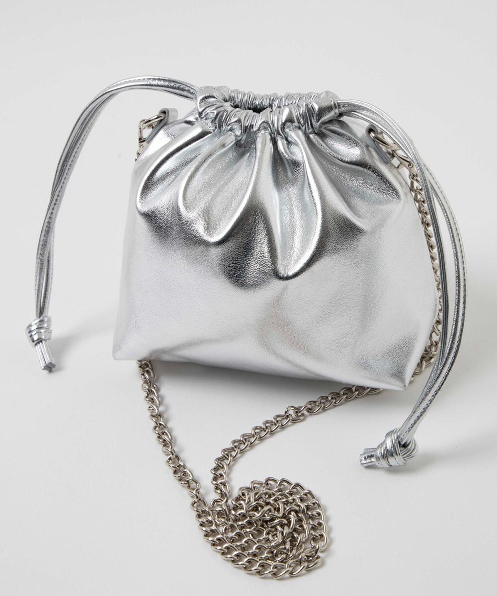 WEGO 巾着チェーンショルダー 