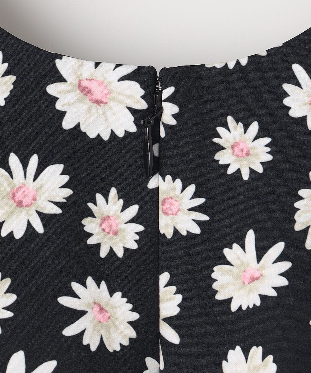 組曲 L 【組曲×setsuko sagittaire】ハイカウントストレッチプリントワンピース 