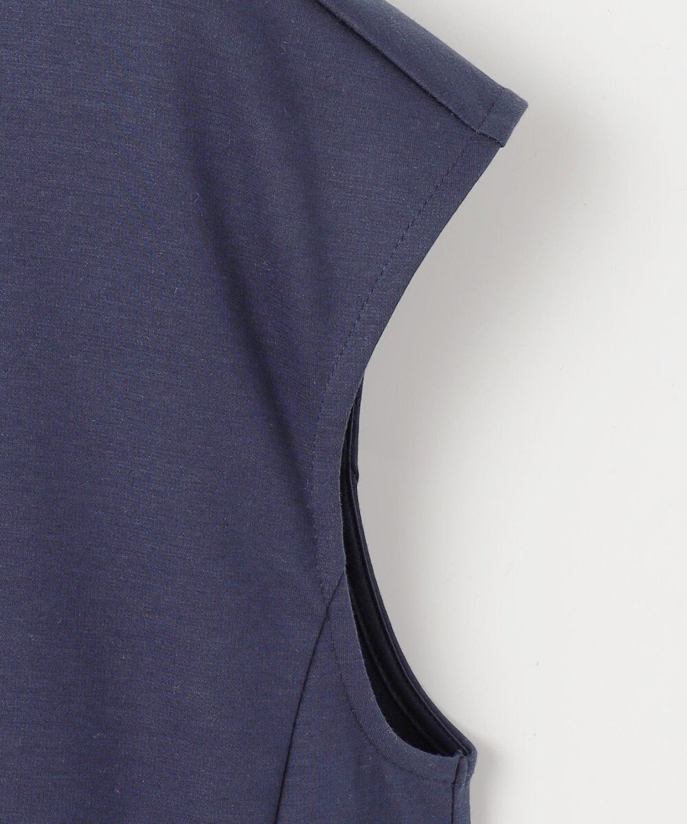 自由区 【WEB限定・洗える】シアーカーデ×ジャージードレス セット 