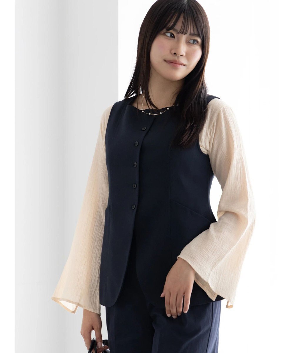 Te chichi スクエアネックジレ【AOYAMA FASHION ASSOCIATION × Te chichi】 