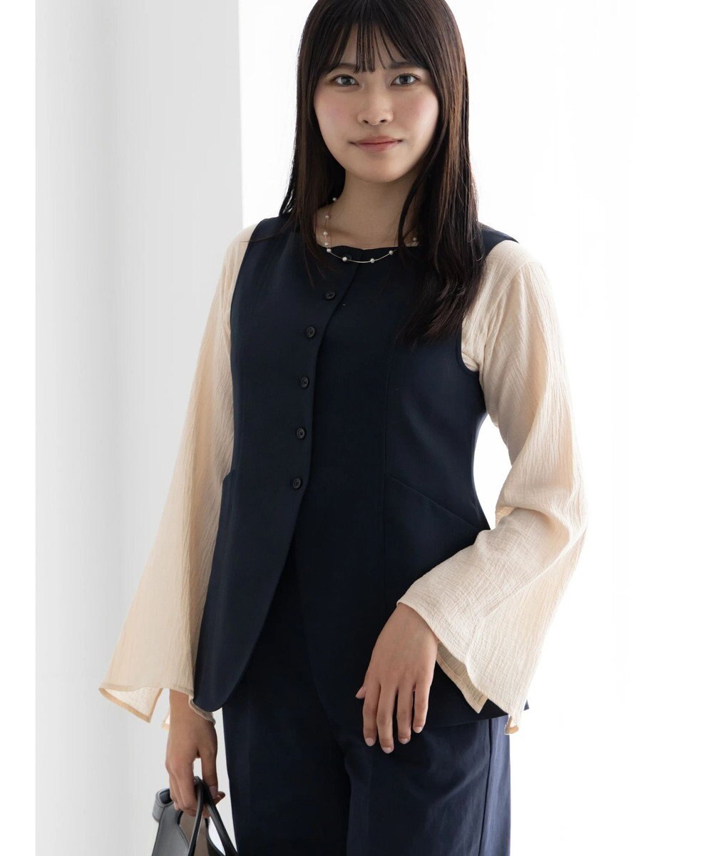 Te chichi スクエアネックジレ【AOYAMA FASHION ASSOCIATION × Te chichi】 