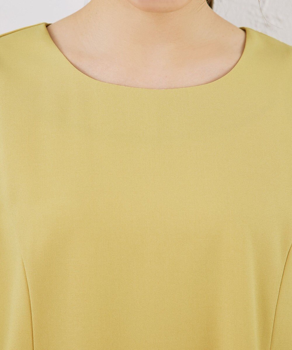 Tiaclasse 【洗える】パフスリーブチュニックブラウス 