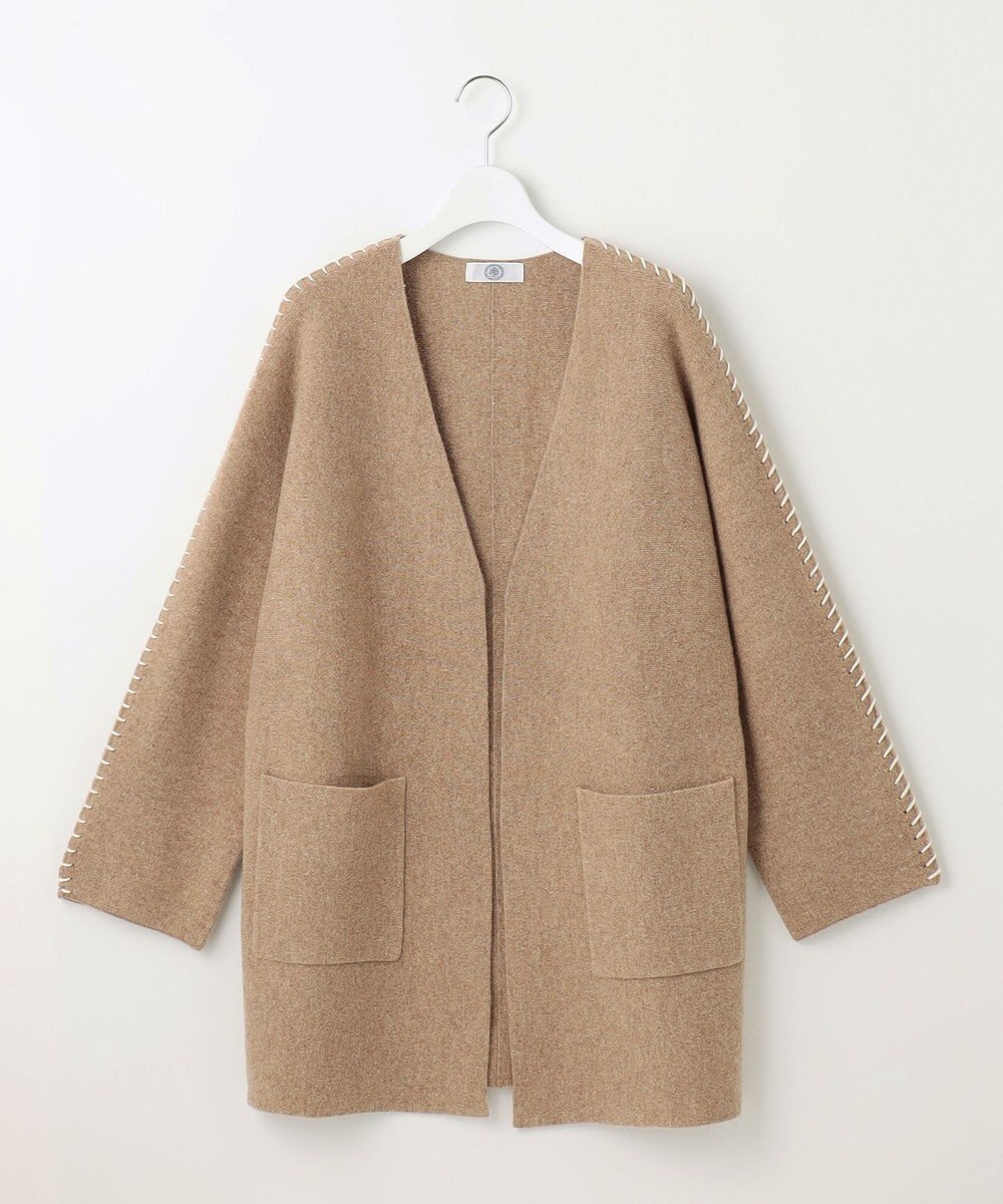 J.PRESS LADIES 【洗える】BONNY Vネック ニット アウター 