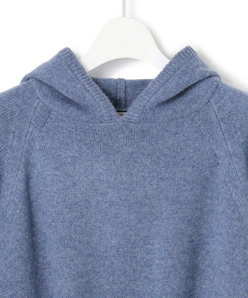 J.PRESS YORK STREET 【WOMEN】ウールカシミヤ フーディニット 