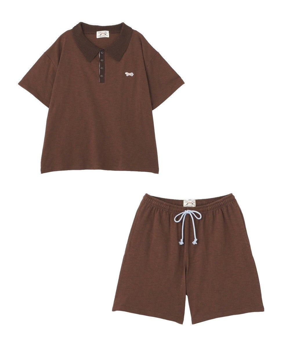 AMERICAN HOLIC 【PENNEY'S】配色ポロ+ショートパンツ 
