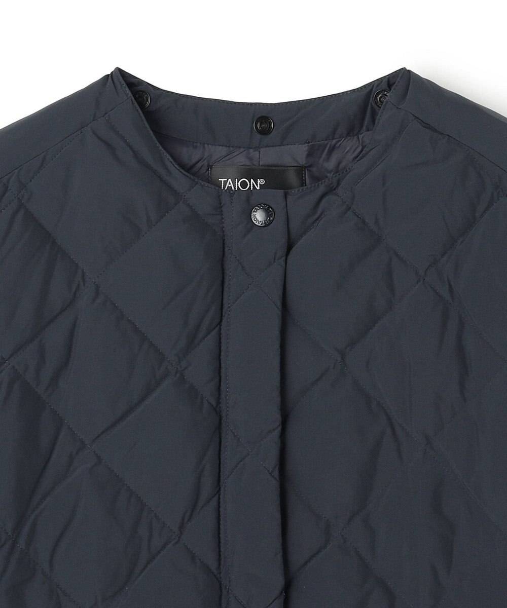UNFILO 【自宅で洗濯OK / 軽量で暖かい】TAIONコラボ 2WAY キルティングダウン 