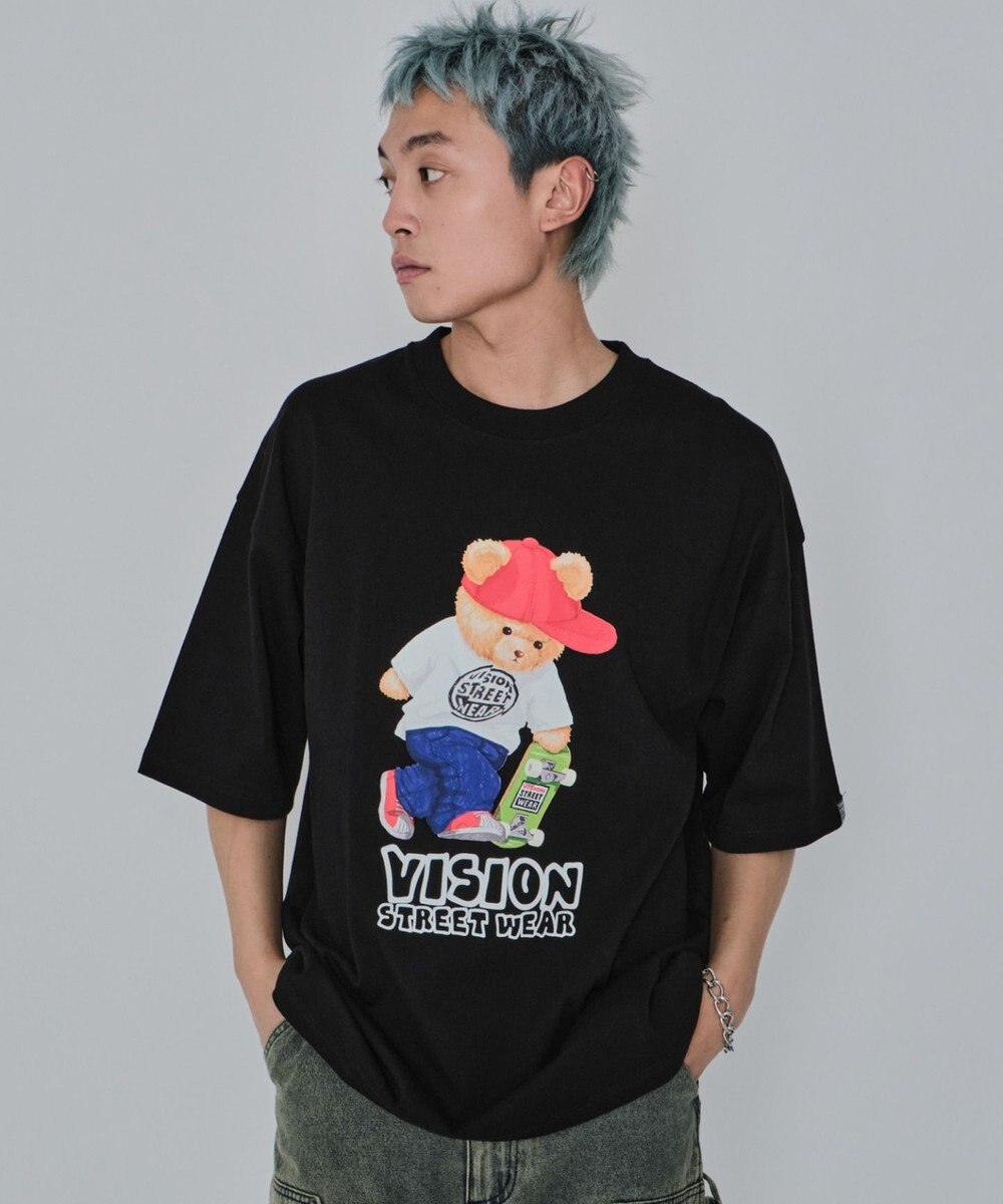 WEGO 【ユニセックス着用ITEM/MLサイズ展開】別注VISIONベアグラフィックT（SS） 