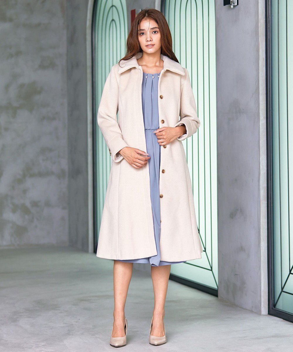 Tiaclasse 【洗える】タックパールワンピース 