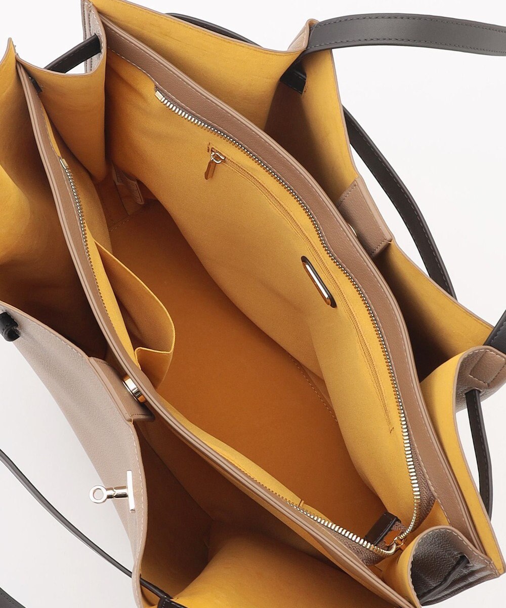 LA BAGAGERIE コンビカラーA4トートバッグ 