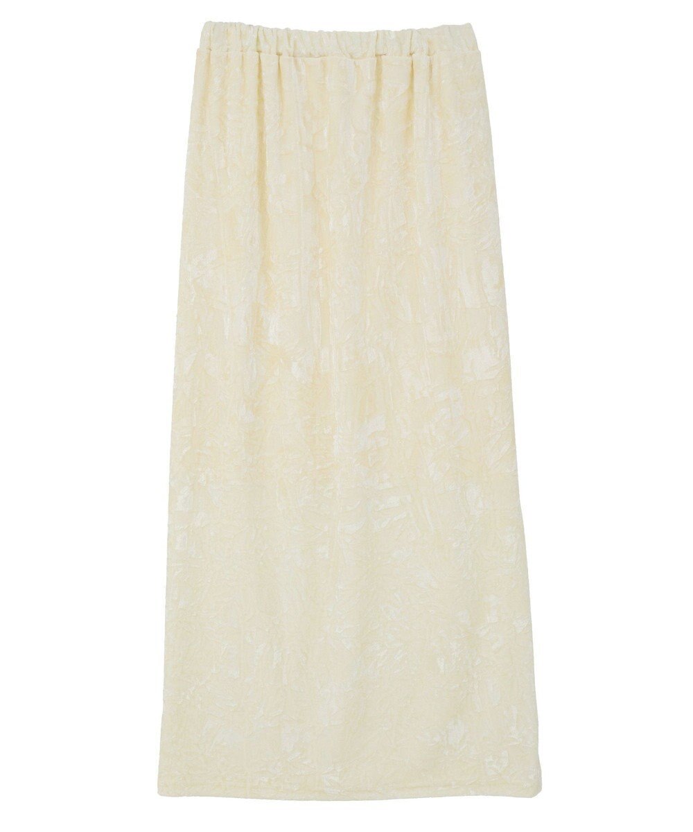 CRAFT STANDARD BOUTIQUE クラッシュベロアサイドスリットスカート 