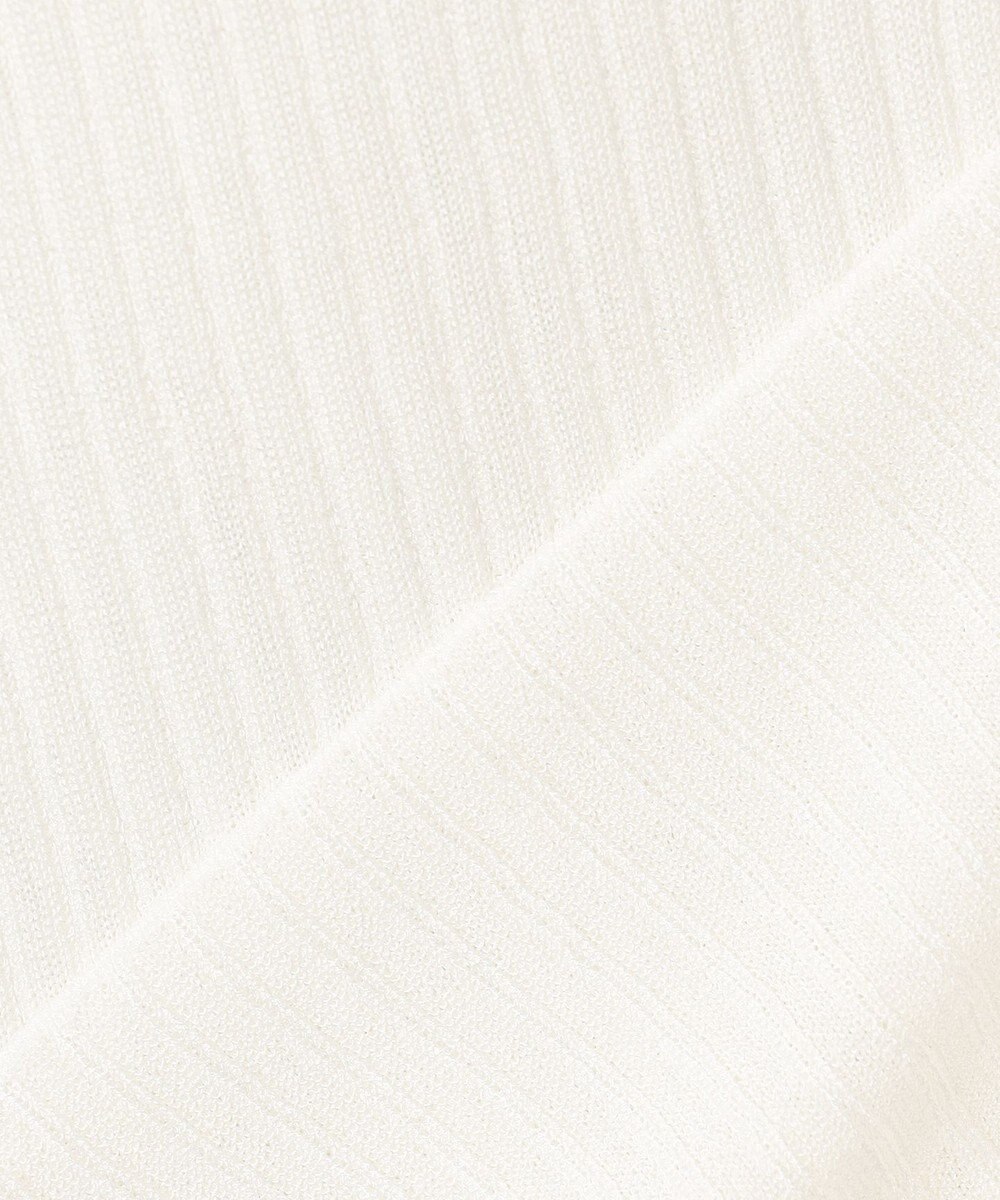 uncrave ラスターシアーニット ワイドリブトップス 