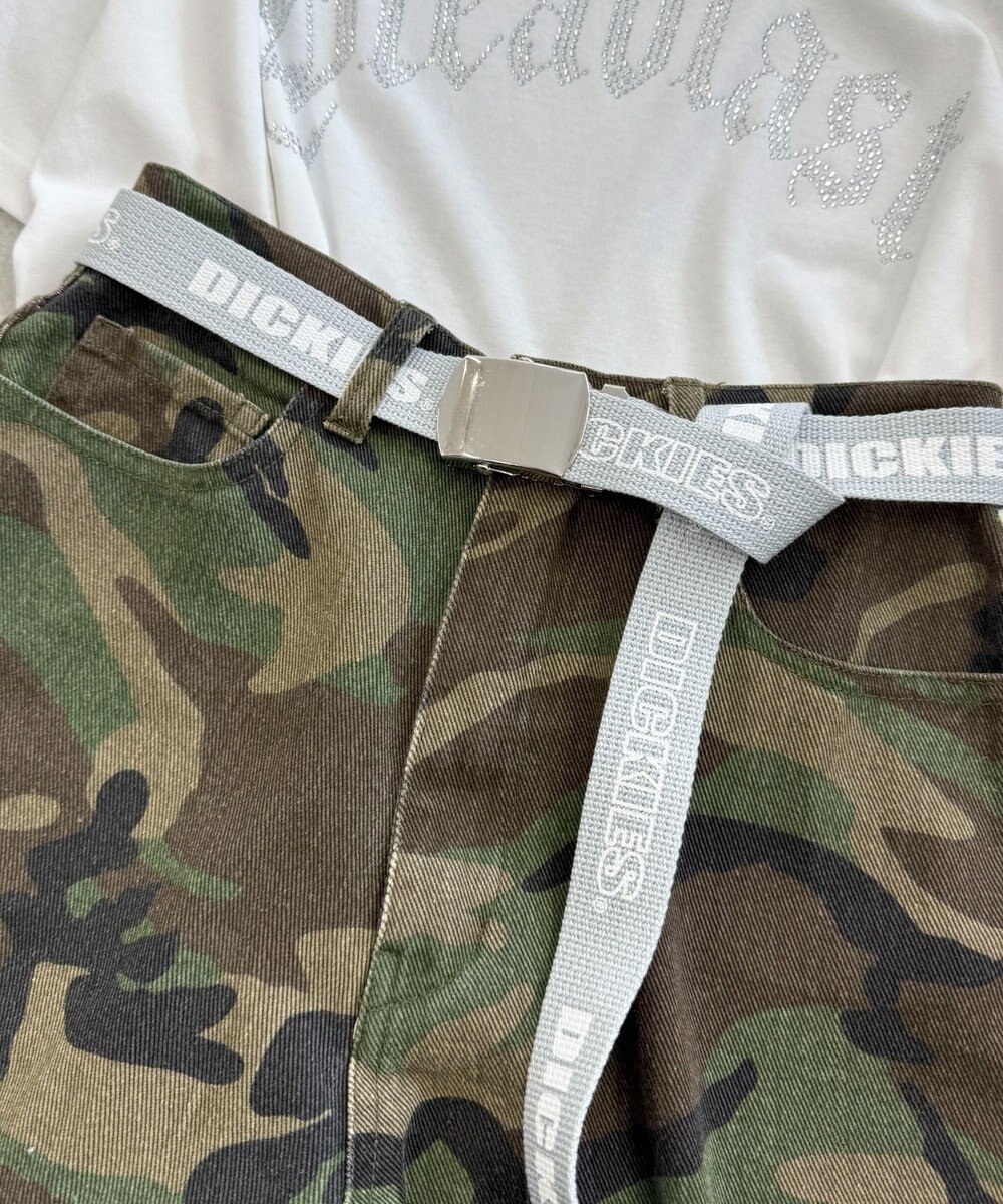 WEGO 【ユニセックス着用ITEM】Dickies　ロゴプリントベルト 