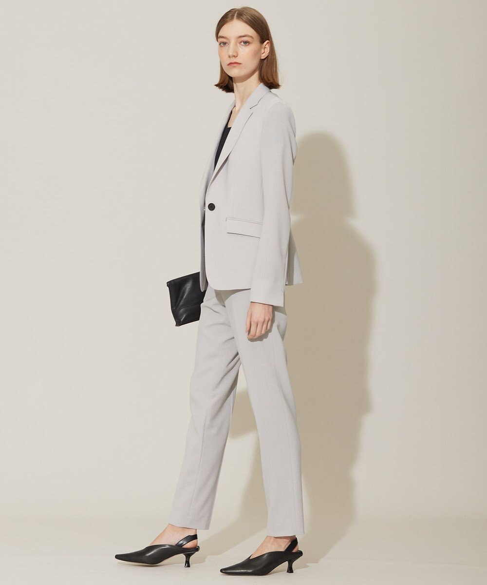 ICB L 【接触冷感・速乾・防シワ・洗える】 レーヨンライクトロ テーラードジャケット 