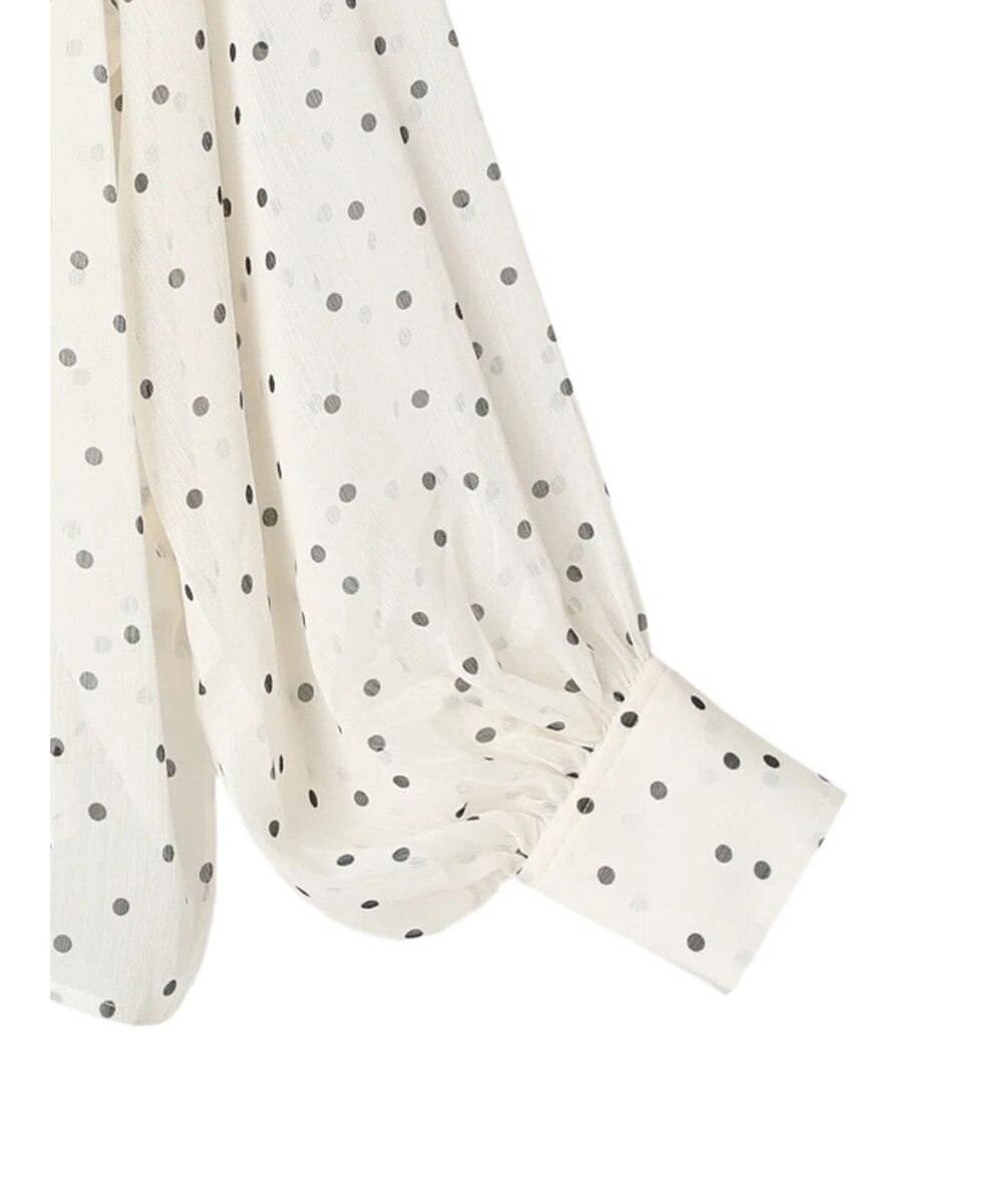 Green Parks AnriettMusee シアーボウタイブラウス 