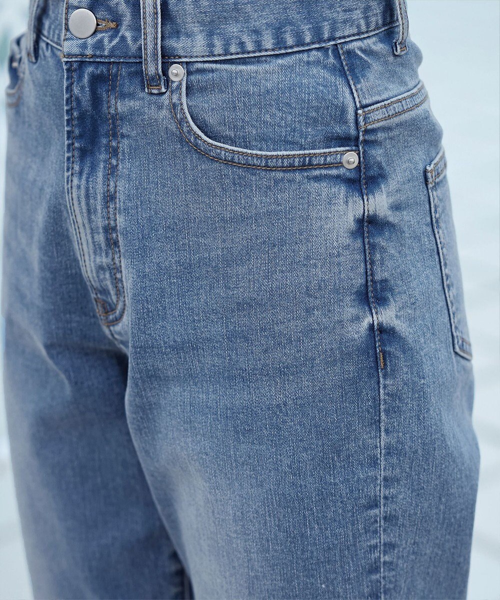 Tiaclasse 【安田美沙子さん着用・洗える】ストレッチストレートデニム 