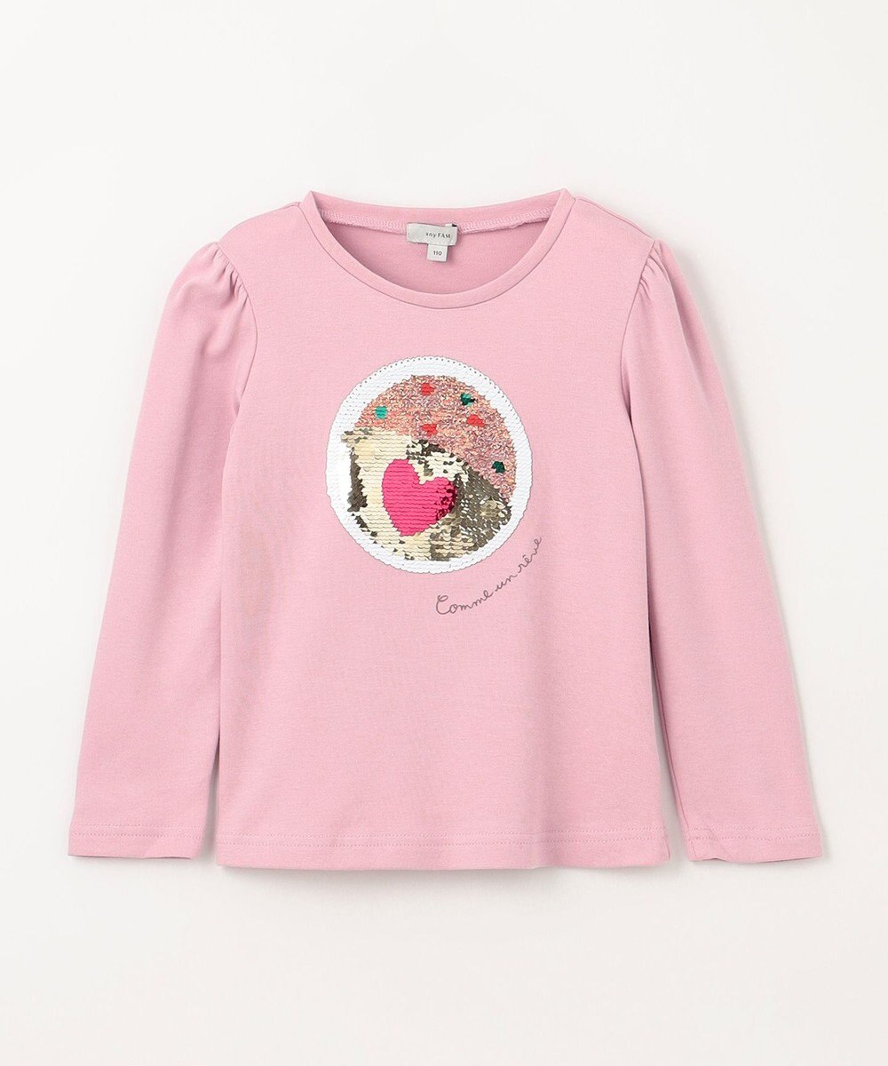 ANY KIDS ミラクルスパンコール長袖Tシャツ 