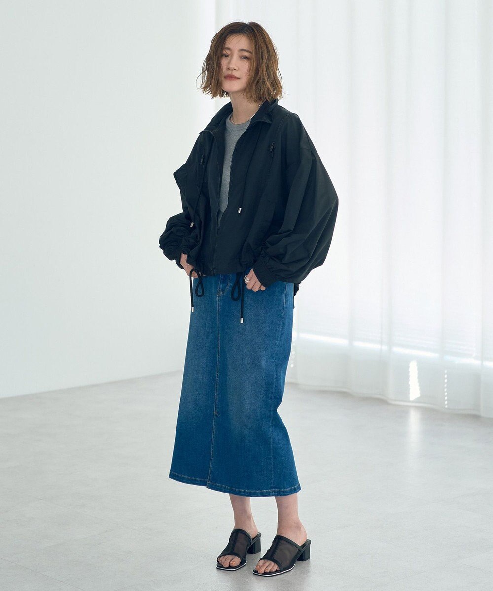 YECCA VECCA ハイウエストデニムスカート 