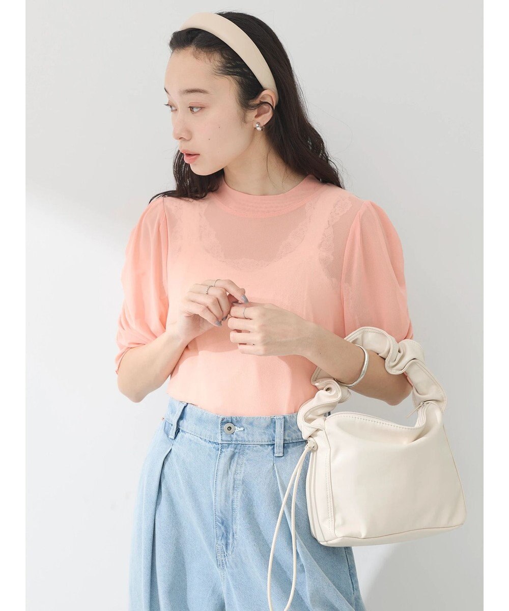 earth music&ecology ５分袖シアーインナー 