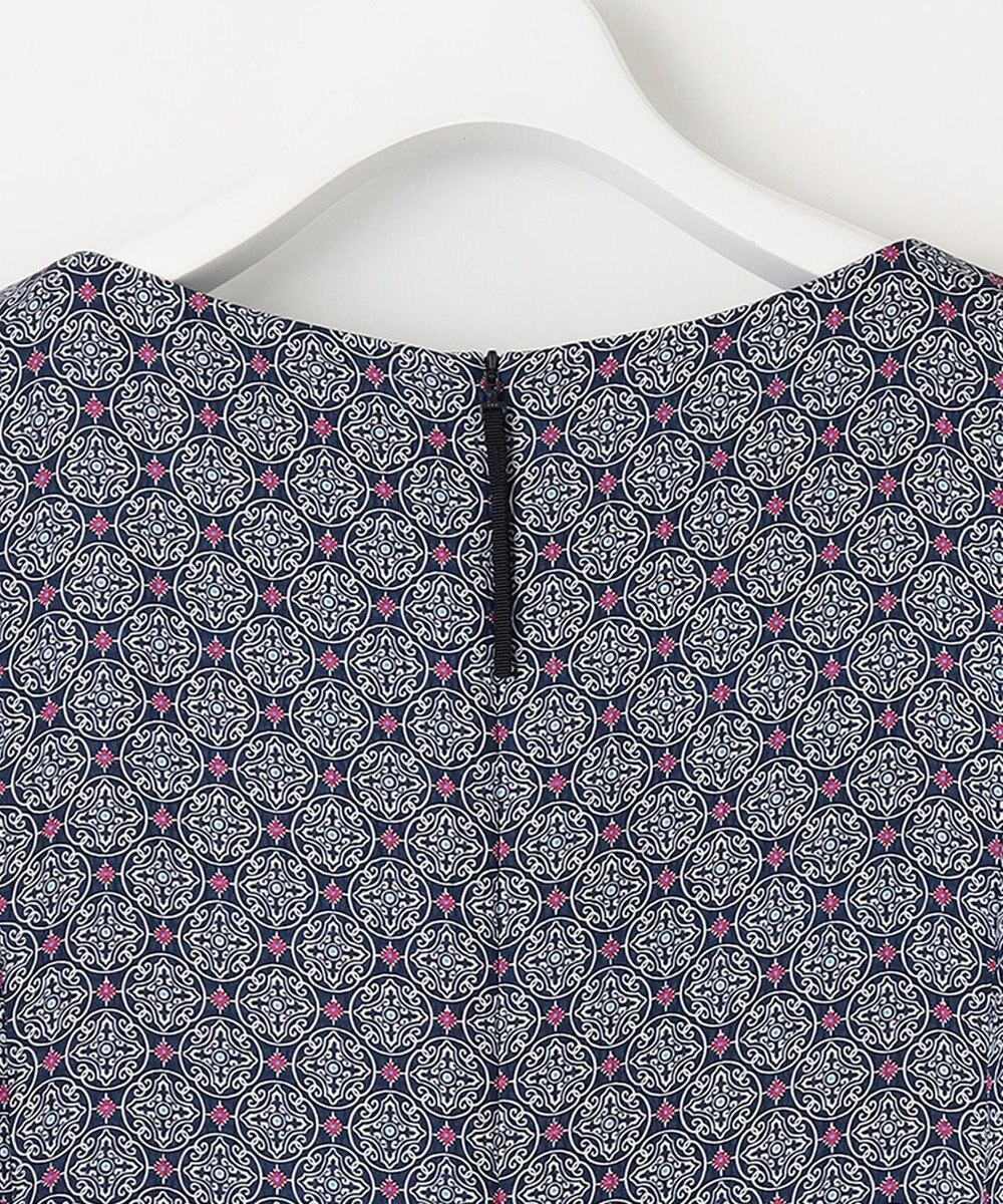自由区 【洗える・XSサイズあり】アラベスクプリント  ワンピース 