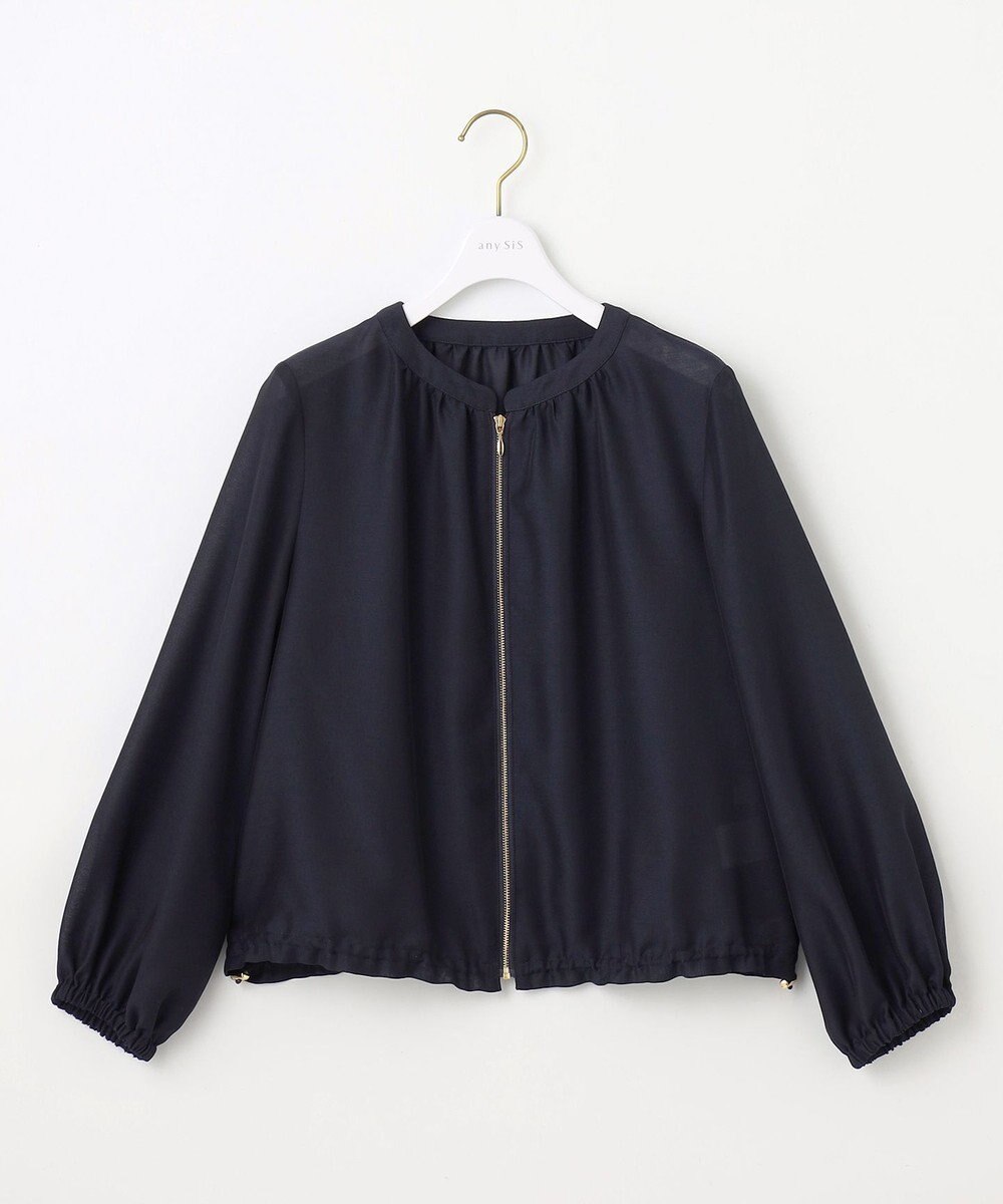 ANY SIS 【接触冷感】シアー ブルゾン 